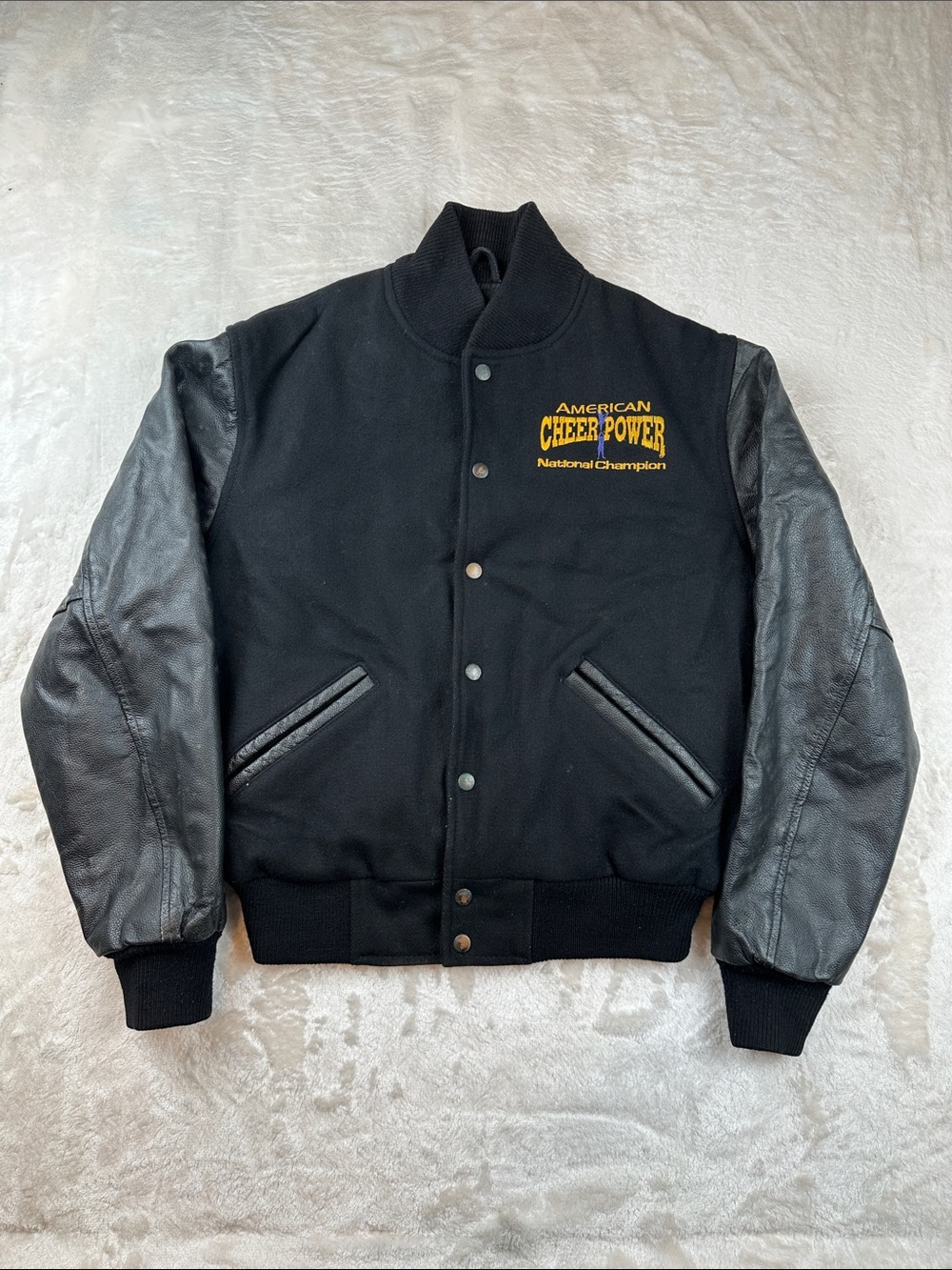 Vintage Dehen Varsity Jacket American Cheer Power National Champion A-S | Bomber